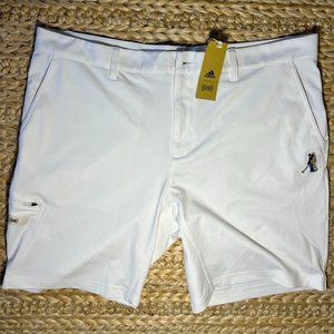 Extra Butter x Adidas Golf x Happy Gilmore Chubbs Warpknit Shorts XL White NWT